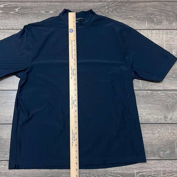 Nike Golf Dri-Fit Navy Blue Short Sleeve Shirt Men’s Size XL - Picture 6 of 7